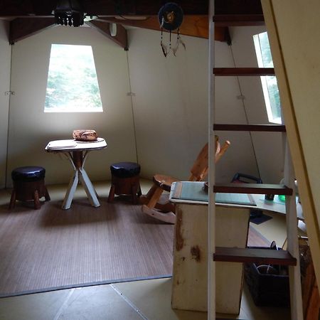 Villa Aux Tipis De La Riviere Sauvage Saint Romain Exterior foto