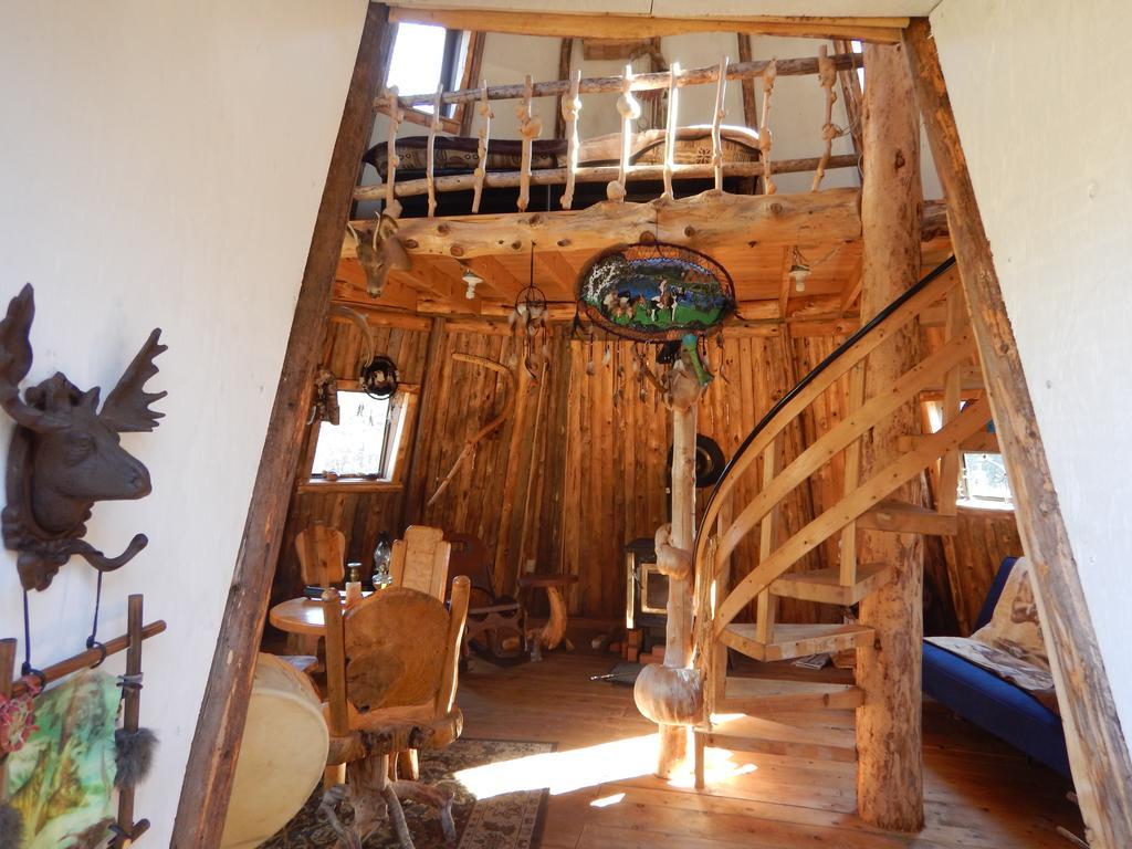 Villa Aux Tipis De La Riviere Sauvage Saint Romain Exterior foto
